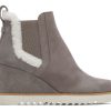 TOMS Heels & Wedges | Maddie Grey Nubuck Wedge Boot Cement Grey