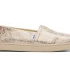 TOMS | Youth Alpargata Kids Shoe Gold Foil