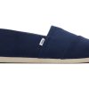 TOMS Alpargatas | Alpargata Recycled Cotton Canvas Navy