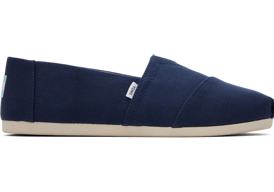 TOMS Alpargatas | Alpargata Recycled Cotton Canvas Navy