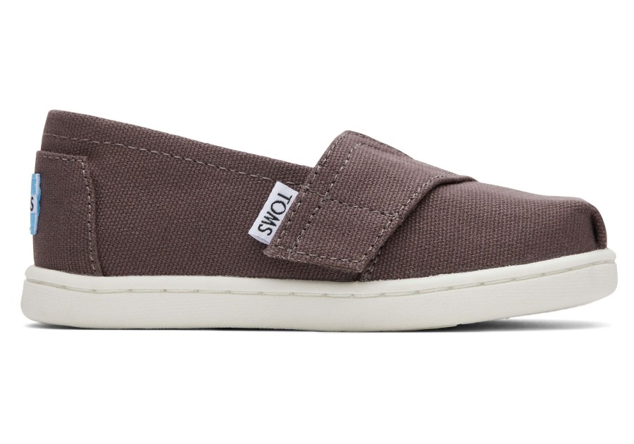 TOMS | Tiny Alpargata Grey Canvas Toddler Shoe Ash