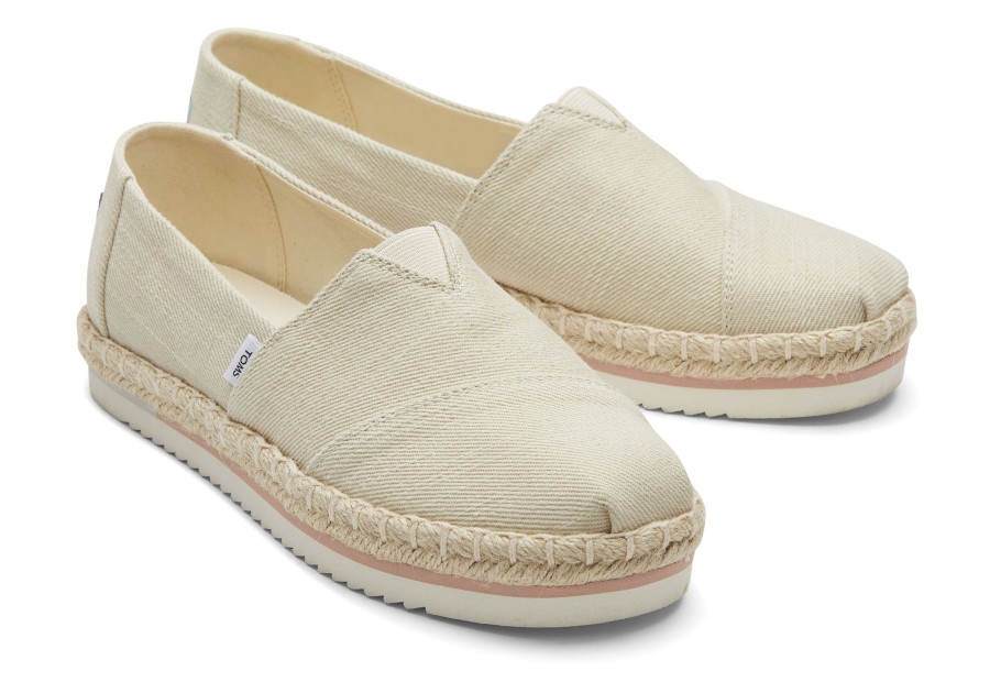 TOMS Platforms | Alpargata Rope Platform Natural