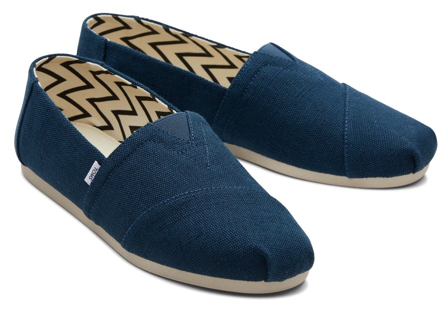 TOMS Espadrilles | Alpargata Blue Heritage Canvas Dark Indigo