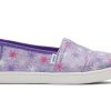 TOMS | Youth Alpargata Purple Stars Kids Shoe Orchid