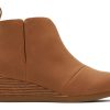 TOMS | Youth Clare Wedge Kids Boot Tan