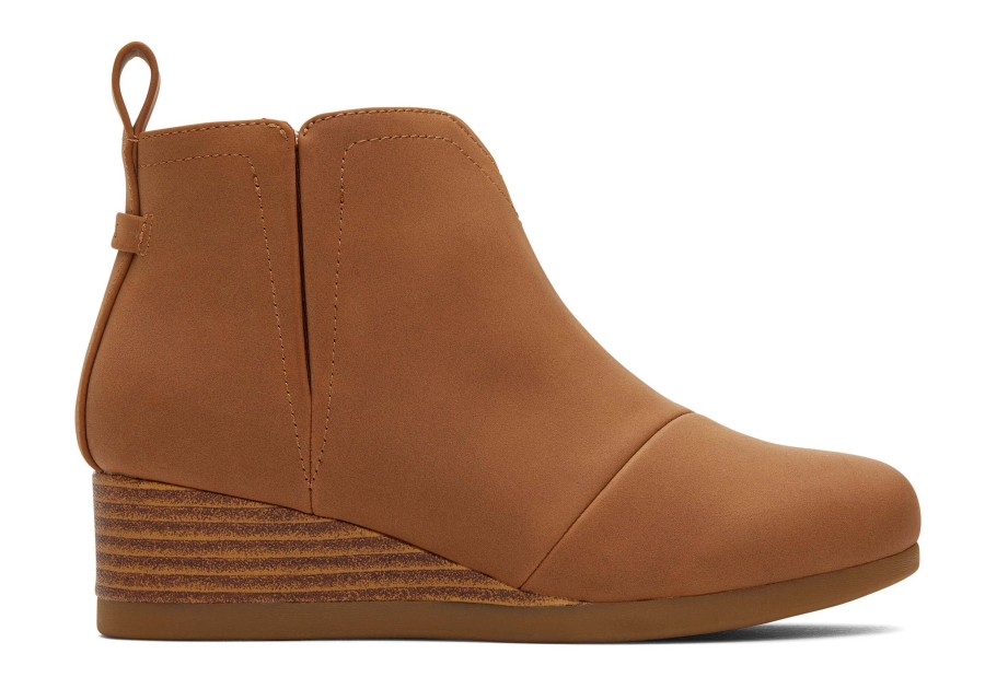 TOMS | Youth Clare Wedge Kids Boot Tan