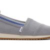 TOMS | Youth Resident Grey Heritage Canvas Kids Sneaker Shadow