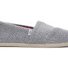 TOMS Alpargatas | Alpargata Grey Herringbone|Alpargata Grey Herringbone Herringbone Shadow