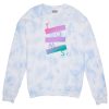 TOMS Sweatshirts | Toms Tie-Dye Fleece Crewneck Sweatshirt Blue Dye