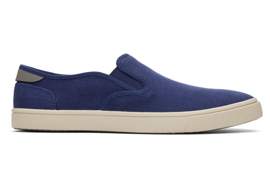 TOMS Sneakers | Baja Heritage Canvas Slip On Sneaker Moonlight Blue