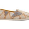 TOMS Alpargatas | Alpargata Grey Argyle Knit Argyle Shadow