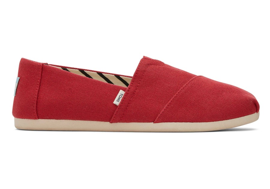 TOMS Alpargatas | Alpargata Recycled Cotton Canvas Red