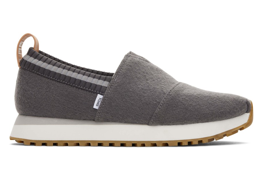 TOMS Sneakers | Resident 2.0 Grey Felt Sneaker|Resident 2.0 Grey Felt Sneaker Forged Iron