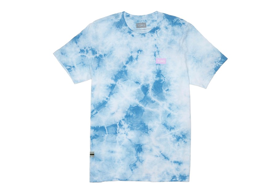 TOMS Tees | Toms Tie-Dye Logo Short Sleeve Crew Tee Tie Dye