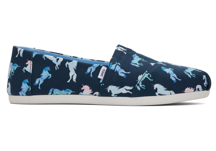 TOMS Alpargatas | Alpargata Blue Ombre Unicorns Dark Indigo