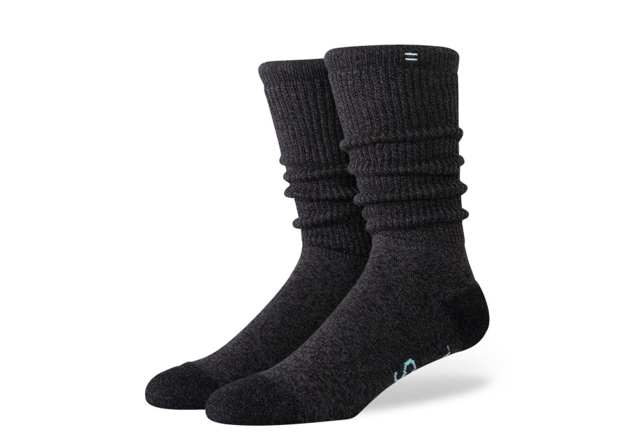 TOMS Socks | Slouchy Quarter Crew Socks Black